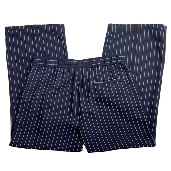 Eileen Fisher Woven Tencel Striped Wide Leg Pants - Picture 5 of 5